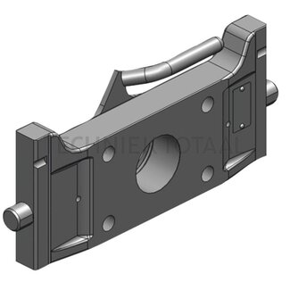 Scharmüller Adapterplatte Höhenverstellbar mit Handgriff