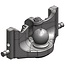 Scharmüller Inner part - 77705630945, 5.6309.45-A02, 05.6309.45-A02 | Rail width: 309 mm | Detent pin Ø: 22 mm | Guide width: 30 mm | Load capacity: 4000 kg | D-value: 89,3 kN | Plate height: 160 mm | Colour: Black | Overhang: 57 mm | Description: Can be disconnected
