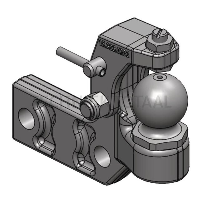 Scharmüller Gedwongen besturing rechts, afstand Kogel 80 naar K50 = 250 mm - 77700520550, 0.520.55.0, 00.520.55.0 | Tip voor montage: links | Aansluitpositie: 250 mm | Vergrendeling: K50 | Kleur: zwart | Stuurkracht: 2 ton | Omschrijving: Goedgekeurd voor stuurkracht
