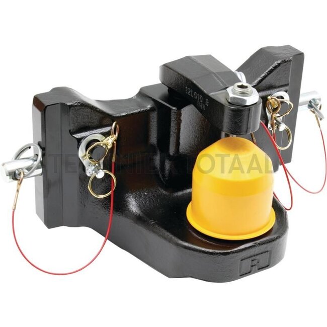 ROCKINGER Inner part - 787825A3640C, RO825A3640C | Rail width: 336 mm | Detent pin Ø: 22 mm | Guide width: 30 mm | Load capacity: 4000 kg | D-value: 105 kN | Description: Manual ball hitch with height-adjustable bearing | increased PTO clearance | Ball Ø: 80 mm | L