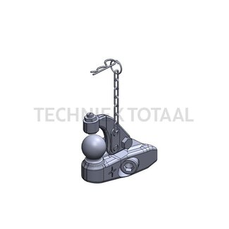 Scharmüller Zwangslenkung Innenteil links Kugel 80 nach K50 250 mm, 2 ton