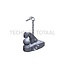Scharmüller Forced steering inner part left Ball 80 to K50 250 mm, 2 ton | 0.520.65.0, 00.520.65.0