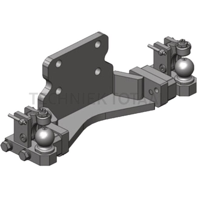 Scharmüller Zwangslenkung Innenteil links Kugel 80 nach K50 250 mm, 2 ton | 0.520.65.0, 00.520.65.0