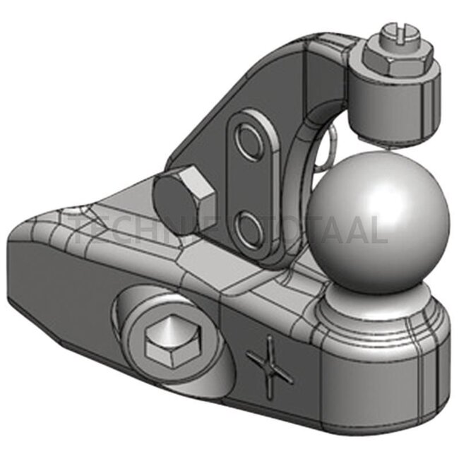 Scharmüller gedwongen besturing voor binnenwerk 05.6390.46-A2, afstand van Kogel 80 naar K50 250mm - 77700520660, 0.520.66.0, 00.520.66.0 | Tip voor montage: rechts