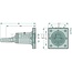 Scharmüller Trekoog - 77700654430, 0.654.43.0-A02, 00.654.43.0-A02 | Uitvoering: Pick-Up Hitch | D-waarde: 102,4 kN | Gatenpatroon: 145 x 145 mm | Trekoog Ø: 50 mm | Oplegdruk: 3000 kg | Kleur: zwart | Vergrendeling: Ring, draaibaar | Aantal gaten: 8 | Werklengte: 29