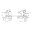 Sauermann Positive steering right - Assembly notes: Rechts. Colour: Schwarz. Hole pattern (mm): 65 x 84 - D0.017.8611.3