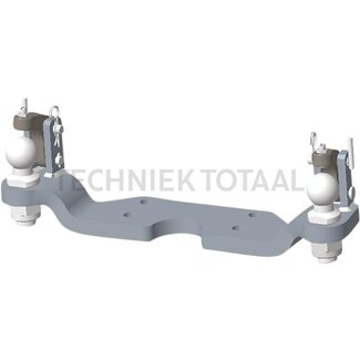 Sauermann Zwangslenkung beide Seiten Kugel-Ø 50 mm, 180 x 55 mm