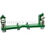 Sauermann Positive steering Double sided 3 in 1 To fit 71112001 - 71112002, JAL225422 | Assembly notes: Both ends | Hole Ø: 25 mm | Colour: Green | Hole pattern: 130 x 65 mm | Ball Ø: 50 mm | To fit: John Deere
