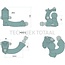 Scharmüller Positive steering Left - 11466587 | Assembly notes: Anticlockwise | Steering power: 2 t | Lock: K50 | Description: Approved for steering forces up to 20 kN (2 t)