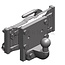 Scharmüller Inner part System JSV - 77705732503, 5.7325.03-A02, 05.7325.03-A02 | Rail width: 325 mm | Guide width: 26 mm | Detent pin Ø: 25 mm | Load capacity: 250 kg | D-value: 31 kN | Overhang: 180 mm | Plate height: 133 mm | Hole: M20 mm | Colour: Black | Descript