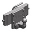 Scharmüller Inner part System JSV - 77705732503, 5.7325.03-A02, 05.7325.03-A02 | Rail width: 325 mm | Guide width: 26 mm | Detent pin Ø: 25 mm | Load capacity: 250 kg | D-value: 31 kN | Overhang: 180 mm | Plate height: 133 mm | Hole: M20 mm | Colour: Black | Descript
