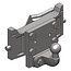 Scharmüller Drawbar ball 50 rail 335 mm, pin Ø 22 mm, 250 kg, AGCO gray | 7.7335.03-A24, 07.7335.03-A24