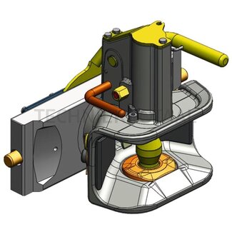 Scharmüller Aanhangerkoppeling Railbreedte 330 mm - Vergrendelpen Ø 20 mm - Geleidebreedte 30 mm - Koppelingspen 38 mm - zwart