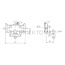 Sauermann Inner part Sauermann - 711200102, D02941728 | Rail width: 312 mm | Guide width: 30 mm | Detent pin Ø: 22 mm | Load capacity: 350 kg | D-value: 28,8 kN | Overhang: 115 mm | Plate height: 137 mm | Colour: Grey | Lock: ball 50