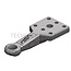 Scharmüller Zugöse - 77700655210A02 | Ausführung: Flansch | D-Wert: 102,4 kN | Lochbild: 130 x 115 mm | Zugösen-Ø: 40 mm (42 mm stark) | Stützlast: 2500 kg | Farbe: Schwarz | Verriegelung: Normzugöse | Anzahl Löcher: 6 | Ausladung: 314 mm | Bohrung: M20 mm | Flansch: