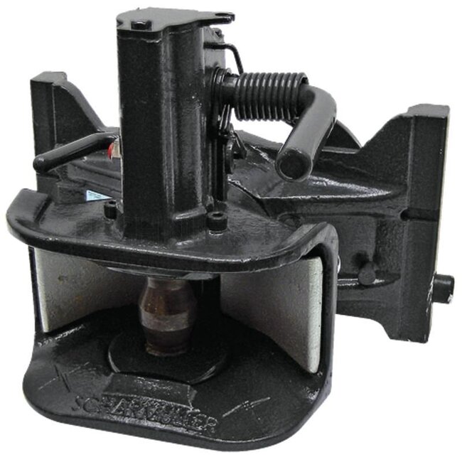 Scharmüller Inner part - 777053113221, 5.3113.221-A11, 05.3113.221-A11 | Rail width: 311 mm | Detent pin Ø: 22 mm | Guide width: 30 mm | Connecting pin: 38 mm | Load capacity: 2500 kg | D-value: 89,3 kN | Colour: AGCO grey | Description: Height adjustable with handle