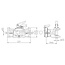 Sauermann Sauermann inner part - 711145010, D0.017.8609.320, AL160393, AL222036 | Rail width: 330 mm | Detent pin Ø: 25 mm | Guide width: 32 mm | Connecting pin: 32 mm | Load capacity: 2500 kg | D-value: 97,1 kN | Colour: Black | Version: Sliding bolt | Lock: manua