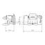 Sauermann Sauermann inner part - 711120010, C47942361 | Rail width: 320 mm | Detent pin Ø: 30 mm | Guide width: 20 mm | Connecting pin: 31 mm | Load capacity: 2000 kg | D-value: 80,4 kN | Colour: Black