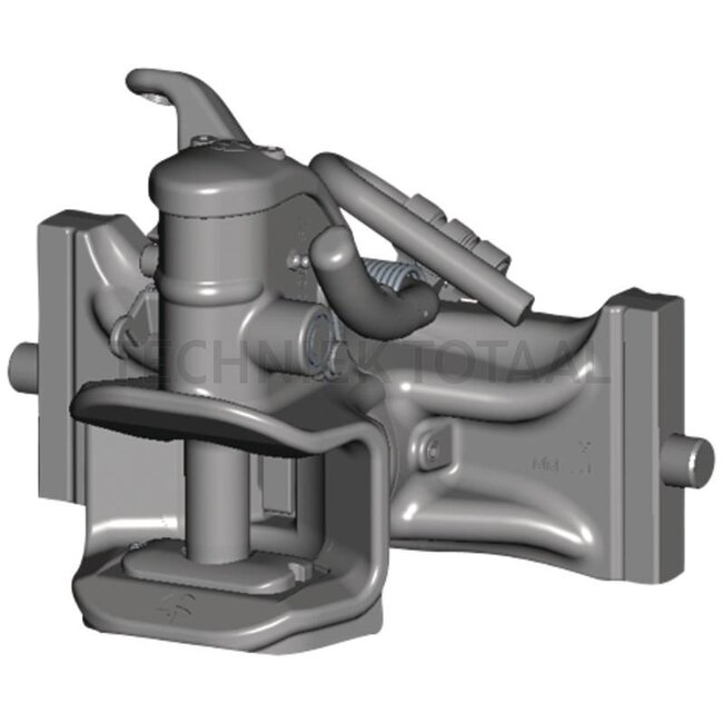 Sauermann Sauermann inner part For Ø 40 mm drawbar eye - 711170012, D0.017.8570.320, 04451950, AL160391, AL222035 | Rail width: 330 mm | Detent pin Ø: 25 mm | Guide width: 32 mm | Connecting pin: 32 mm | Load capacity: 2000 kg | D-value: 97,1 kN | Colour: Black | D