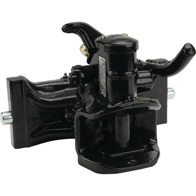 Sauermann Innenteil Sauermann für Ø40 mm Zugöse - 711170012, D0.017.8570.320, 04451950, AL160391, AL222035 | Schienenbreite: 330 mm | Rastbolzen Ø: 25 mm | Führungsbreite: 32 mm | Kuppelbolzen: 32 mm | Stützlast: 2000 kg | D-Wert: 97,1 kN | Farbe: Schwarz | Zugöse: