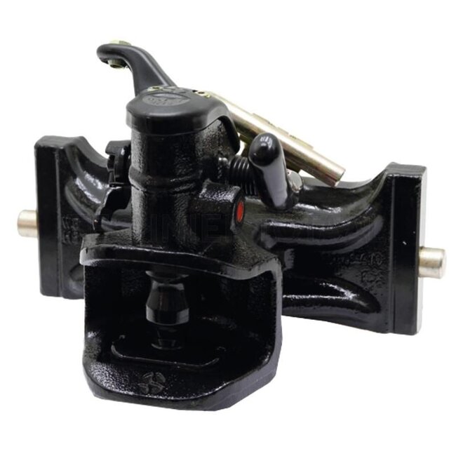 Sauermann Sauermann inner part For Ø 40 mm drawbar eye - 711170011, D0.017.8569.320, D0.017.8569.3 | Rail width: 330 mm | Detent pin Ø: 25 mm | Guide width: 32 mm | Connecting pin: 38 mm | Load capacity: 2500 kg | D-value: 97,1 kN | Colour: Black | Reference no.: A