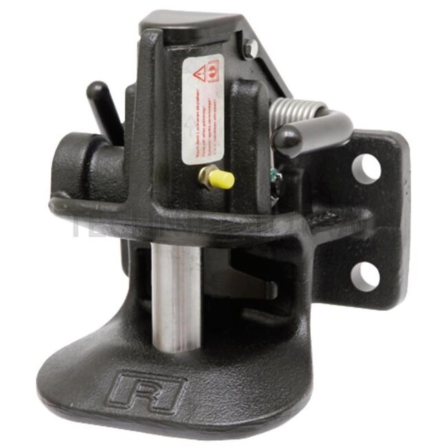 ROCKINGER Trailer hitch - 787244A35002, RO244A35002 | Hole pattern: 120 x 55 mm | Hole Ø: 15 mm | Load capacity: 250 kg | Connecting pin: 25 mm | D-value: 42 kN | Colour: Black | Version: Hand lever, right, upwards