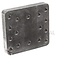 ROCKINGER Bolt-on plate - Hole pattern (mm): 100 x 110 x 110. Thread: M16. Dimensions (mm): 200 x 185 x 30 - ROE70305