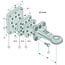 ROCKINGER Bolt-on plate - Hole pattern (mm): 100 x 110 x 110. Thread: M16. Dimensions (mm): 200 x 185 x 30 - ROE70305