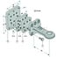 ROCKINGER Bolt-on plate - Hole pattern (mm): 100 x 110 x 110. Thread: M16. Dimensions (mm): 270 x 240 x 30 - ROE70306