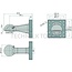 Scharmüller Trekoog - 777006659010 | D-waarde: 120 kN | Flens: 12-gaats, verticaal | Oplegdruk: 4000 kg | Gatenpatroon: 160 x 160 mm | Boring: M20 mm | Aantal gaten: 12 | Kleur: zwart | Vergrendeling: Kogel 80 | Werklengte: 250 mm | EG-goedkeuring: VO (EU) 2015/208 |