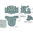 Scharmüller Anhängebock K80 manuell, rail 325 mm, Bolzen Ø 25 mm, 2000 kg, schwarz | 5.6325.33-A02, 05.6325.33-A02
