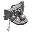 Scharmüller Inner part - 77707632942, 7.6329.42-A02, 07.6329.42-A02 | Rail width: 330 mm | Detent pin Ø: 20 mm | Guide width: 30 mm | Load capacity: 3000 kg | D-value: 89,3 kN | Plate height: 150 mm | Colour: Black | Overhang: 155 mm | Description: Height adjustable