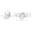 Sauermann Sauermann inner part Rail width: 390 mm - 711125111, D0.017.8879.310 | Rail width: 390 mm | Detent pin Ø: 25 mm | Guide width: 31,4 mm | Load capacity: 3000 kg | Colour: Black | D-value: 92 kN | Version: Sliding bolt | Lock: ball 80