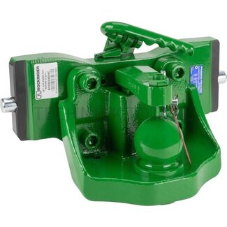 ROCKINGER Kogelkoppeling railbreedte 390 mm, 4000 kg, 100 kN, JD groen