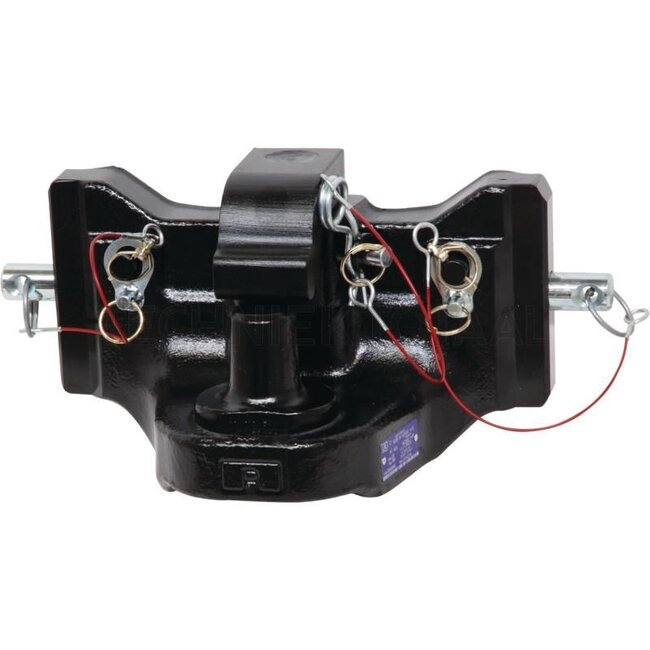 ROCKINGER Piton Fix - 787820A3040C, RO820A3040C | Rail width: 330 mm | Detent pin Ø: 25 mm | Guide width: 32 mm | Load capacity: 3000 kg | D-value: 102 kN | Description: Piton-Fix with manual lock and height-adjustable bearing | Lock: Pin ø 44.5 mm (ISO 6489-4)