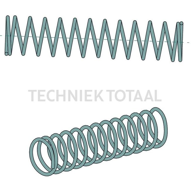 GRANIT Spring - 200120483 | Category: 2 | Wire Ø: 1,5 mm | Spring length: 88 mm