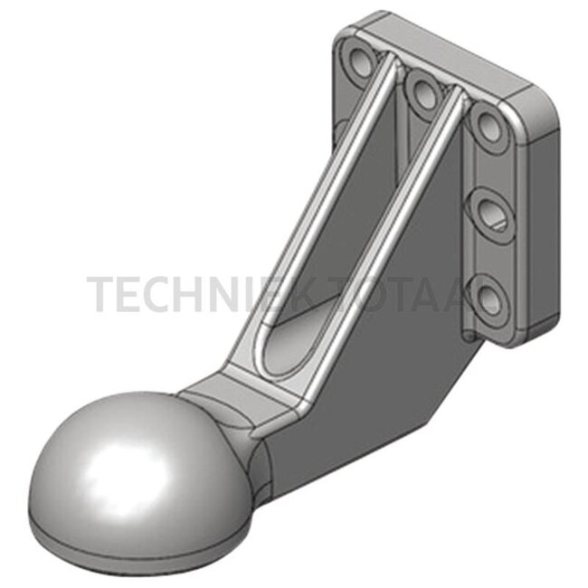 Scharmüller Zugöse - 77700652961, 0.652.96.1-A02, 00.652.96.1-A02 | D-Wert: 87,2 kN | Flansch: 8-Loch, Vertikal | Stützlast: 2000 kg | Lochbild: 110 x 100 mm | Bohrung: M16 mm | Anzahl Löcher: 8 | Farbe: Schwarz | Ausladung: 248 mm | EG-Prüfzeichen: ABG Allgemeine Ba