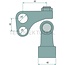 Scharmüller Hold-down 15°, with adjusting screw - 77702481316, F916501120050, 2.481.316, 02.481.316 | Bending angle: 15° | Menke no.: 68325