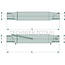 GRANIT Hülse - Uitvoering: mit Schmiernippel. I (mm): M40 x 3. L (mm): 300