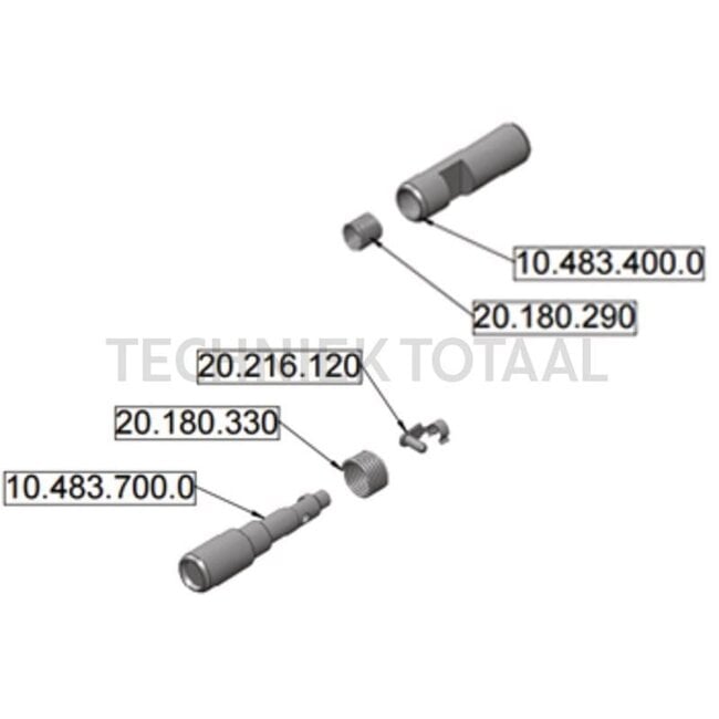 Scharmüller Pin retrofit kit - 2.481.030, 02.481.030