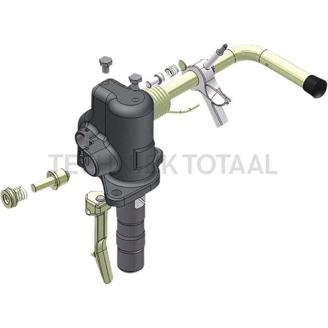 Walterscheid Koppelingskop compl., 38 mm - 7706008, 8002531, 3106115M2, 3106114M2 | Kleur: zwart | Omschrijving: compleet | Pen-Ø: 38 mm