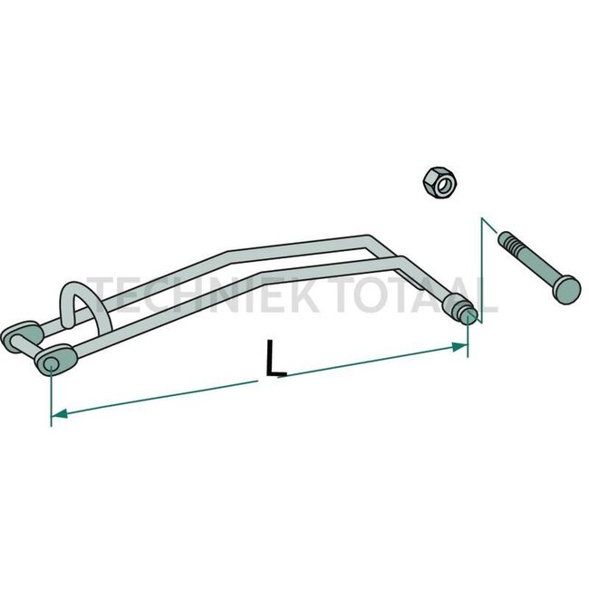 Walterscheid Halter kpl. - 395203616, 1203616 | Fabrikat: Universal | L: 285 mm