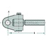 GRANIT Lock nuts (set of 4) - 20000148, 002000014800, 0002000014800 | A: M36 x 3 mm