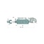 GRANIT Hydraulische topstang - 20006065 | Topstangtype: hydraulisch | Bouwwijze: vanghaak / gaffelkop | A cat.: 3 / 32 | B cat.: 40 | I: 60 mm | F: 760 / 1010 mm | Slag: 250 mm | Zuigerstang-Ø D: 50 mm | Cilinder-Ø binnen E: 120 mm | Trekkracht: 14 ton | Hefkrac