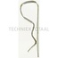 Federstecker - 10 Stück - 20004252000/10 | Ausführung: verzinkt | A: 2,5 mm | C: 10 - 20 mm | Technische Daten: aus Federstahldraht<br> galvanisch verzinkt und dickschichtpassiviert<br>Durch die spezielle Form der RÜBIG Federstecker wird eine maximale Hal