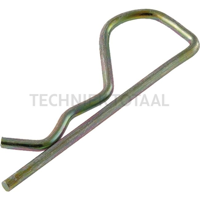 GRANIT R-clip - 10 pcs. - 20004452000/10 | Version: galvanised | A: 4,5 mm | C: 25 - 40 mm | Technical data: made of spring steel wire |  galvanised and thick-layer passivated | The special shape of the RÜBIG R-clips ensures maximum holding force, enabling a wid