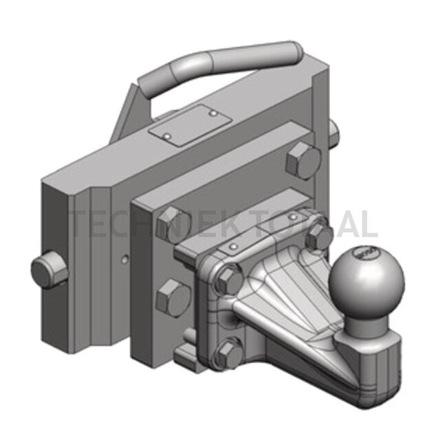 Scharmüller Trekhaak Fendt-systeem - 77703624103 | Railbreedte: 241 mm | Geleidebreedte: 30 mm | Vergrendelpen Ø: 22 mm | Oplegdruk: 250 kg | D-waarde: 31 kN | Werklengte: 180 mm | Plaathoogte: 120 mm | Boring: M16 mm | Kleur: AGCO grijs | Omschrijving: In hoogte v