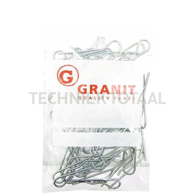 GRANIT R-clip set - 50 pcs - Version: galvanized. A (mm): 2. C (mm): 41883