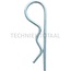 Federstecker - 20023371 | Ausführung: verzinkt | A: 5 mm | C: 20 - 28 mm