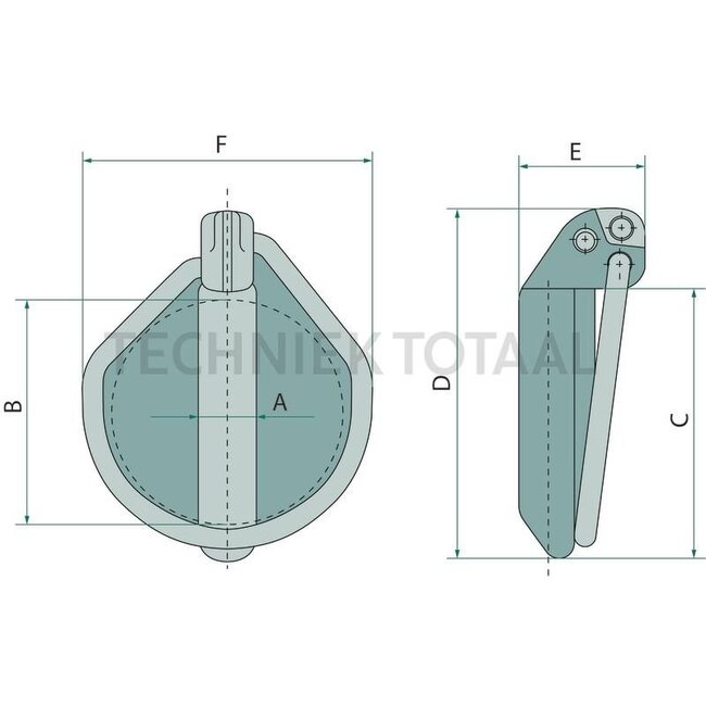 GRANIT Borgpen Cat. 3 15,5 x 60 mm verzinkt
